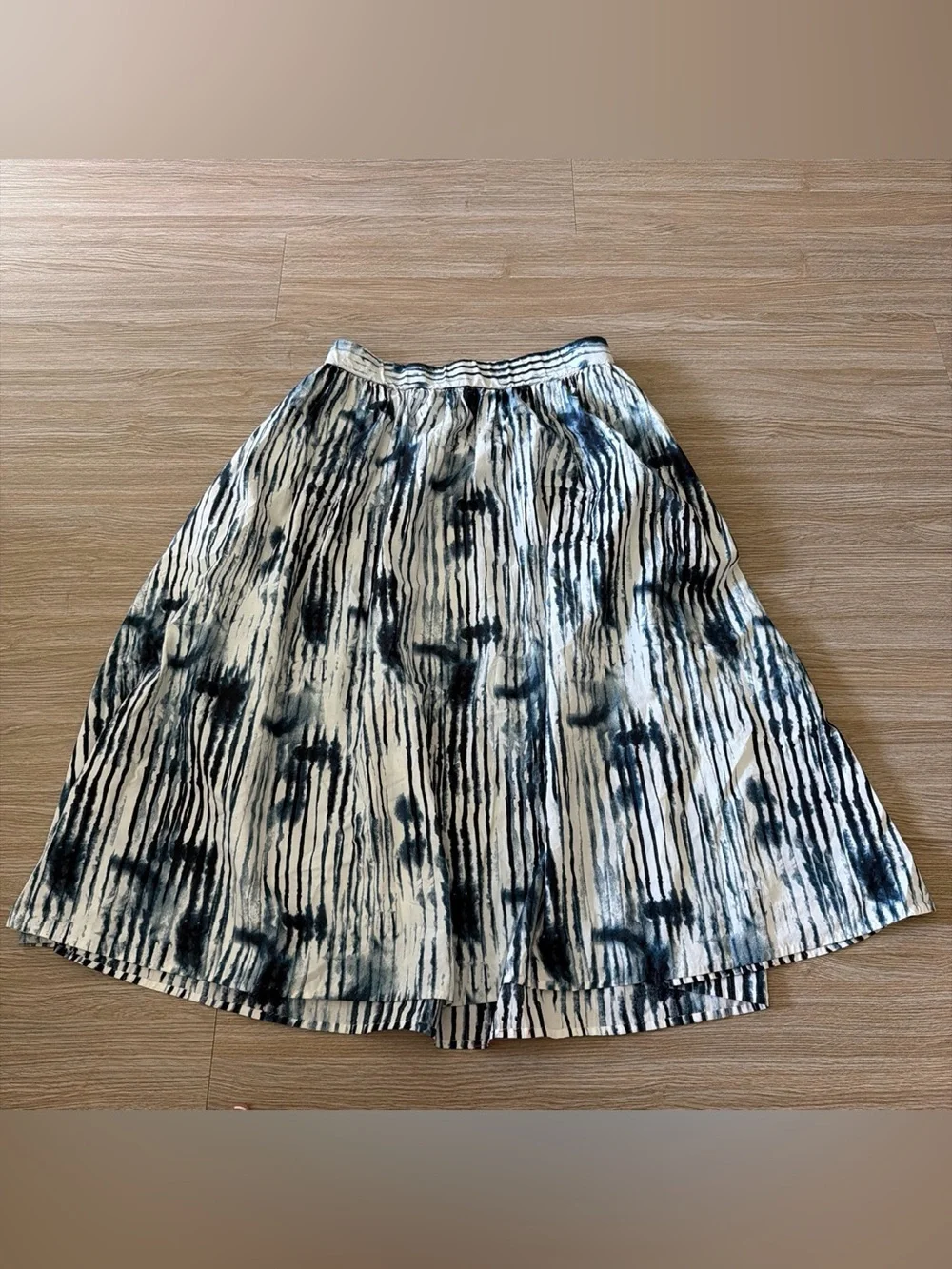 Simply Vera Vera Wang Black and White Tie-Dye Circle Skirt